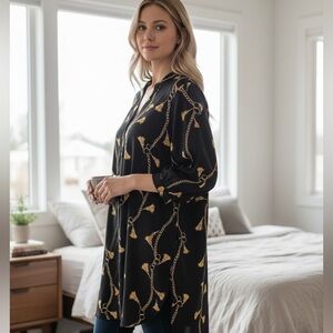 H&M tunic dress with chain & tassel design